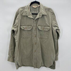 Cabela’s Vintage Long Sleeve Button Down Cotton Shirt Men’s Size XL